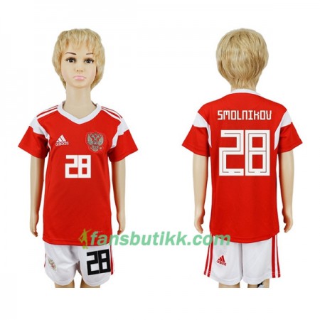 Fotball-VM 2018 Russland drakt Smolnikov 28 Barn Hjemmetrøye